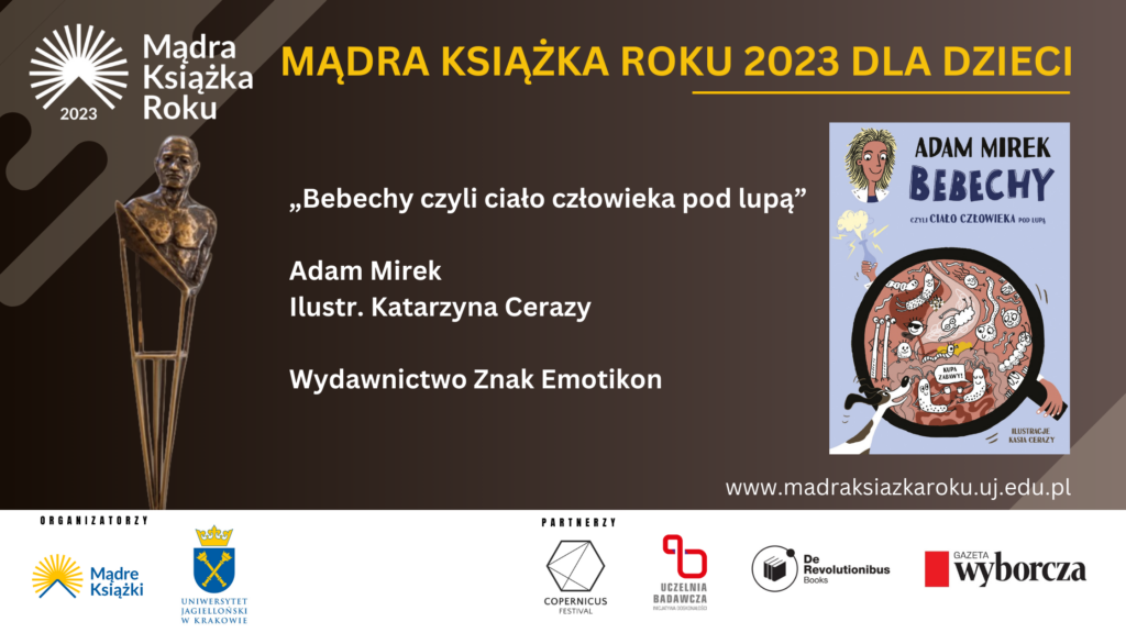 Baner - Mądra Książka Roku 2023 dla Dzieci