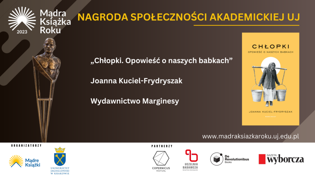 Baner - Nagroda społeczności akademickiej UJ 2023